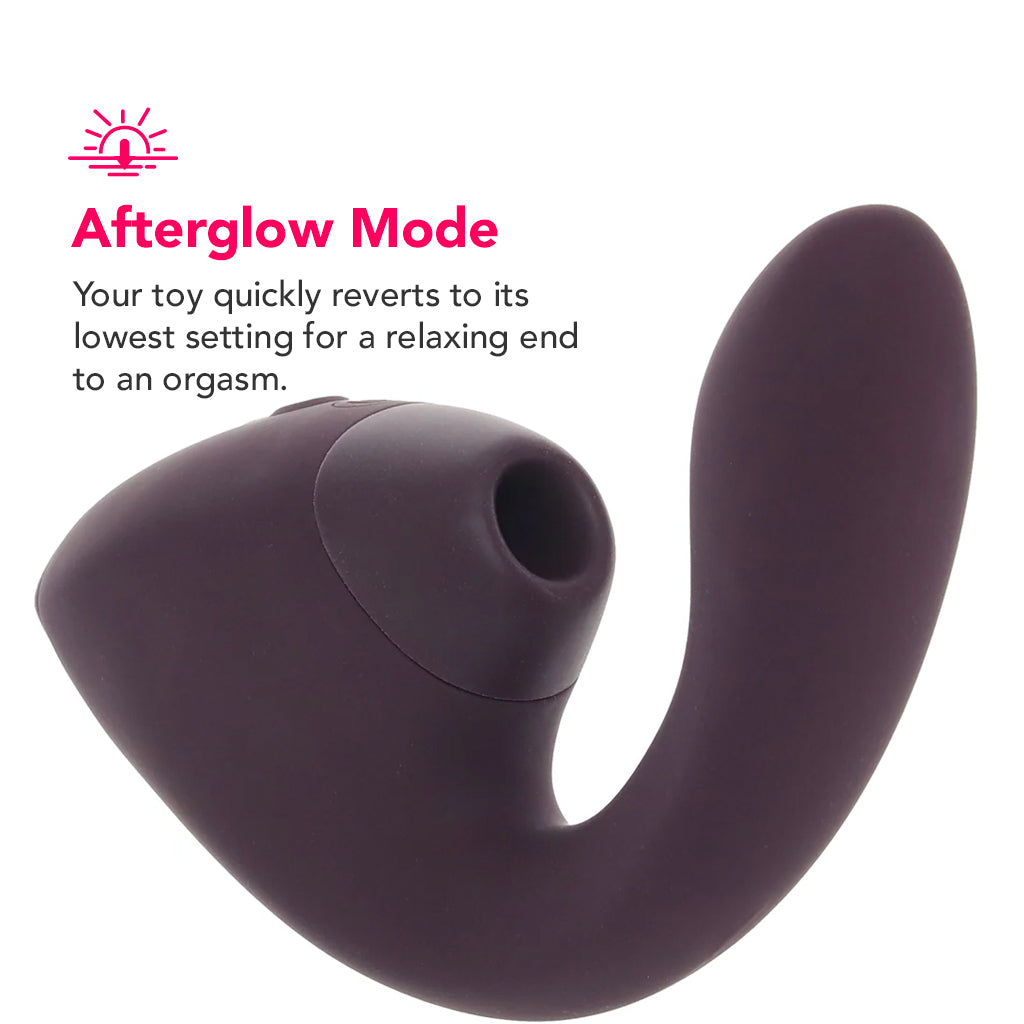 Womanizer Next Duo Clitoral Suction & G-Spot Vibe in Purple Vibrators > G-Spot Vibrators - Tophatter Daily Deals