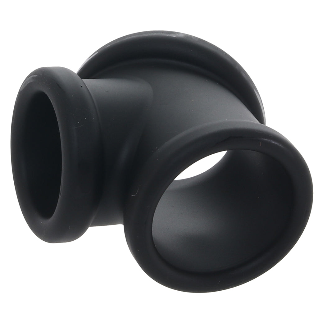 Renegade Piper Cock & Ball Ring in Black Bondage and Fetish > Cock and Ball Devices - Tophatter Daily Deals