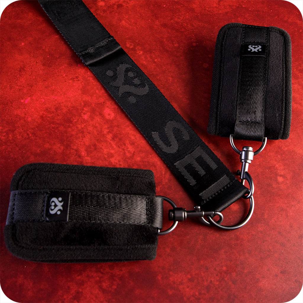 Sei Mio Neck Firmly In Check Neck & Wrist Restraint Kit - Tophatter's Adult Sex Toys Online Bondage and Fetish > Wrist and Ankle Cuffs - Tophatter Daily Deals