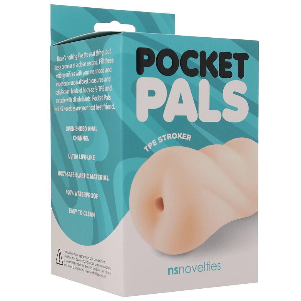 Pocket Pals Anal Stroker in Light - Tophatter's Adult Sex Toys Online Male Masturbators > Realistic Butts - Tophatter Daily Deals