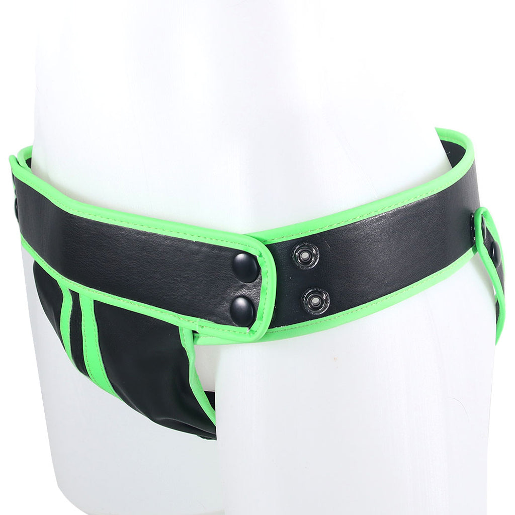 Ouch! Glow In The Dark Striped Jock Strap /XL Bondage and Fetish > Men's Bondage Wear - Tophatter Daily Deals