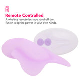 Play with Me Flutter Love Clitoral Vibe with Remote Vibrators > Clitoral Stimulators - Tophatter Daily Deals