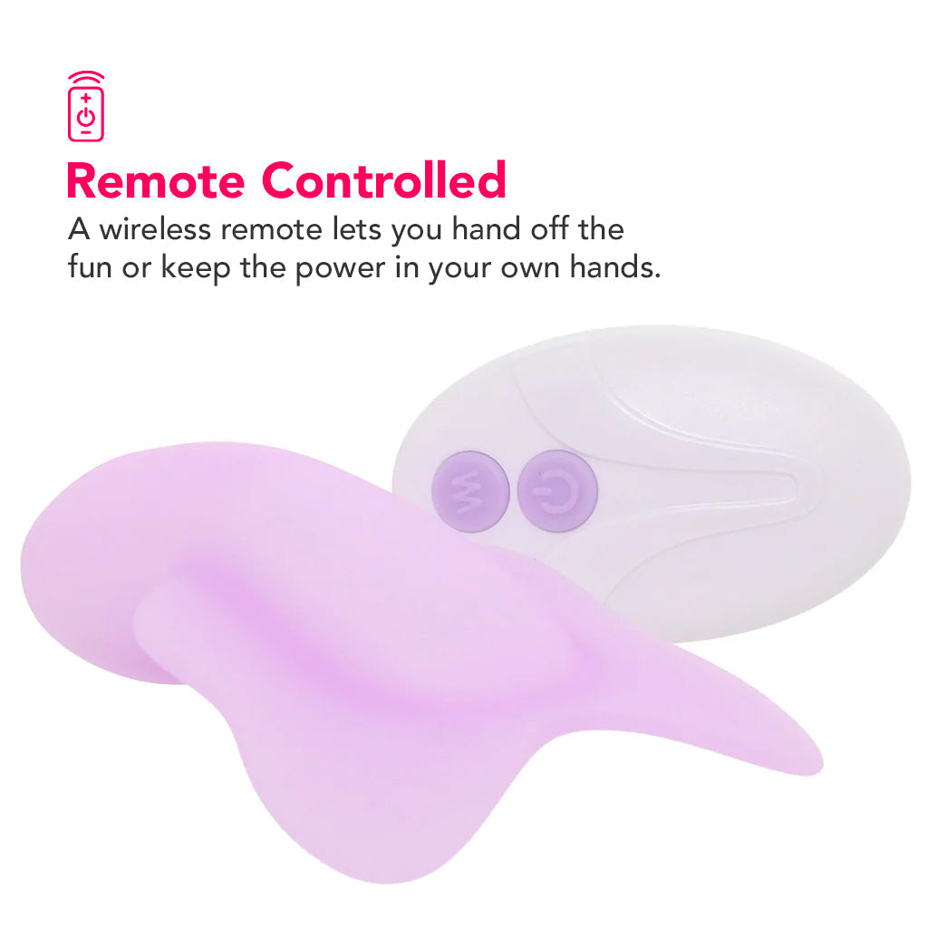 Play with Me Flutter Love Clitoral Vibe with Remote Vibrators > Clitoral Stimulators - Tophatter Daily Deals