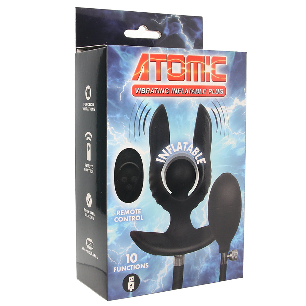 Atomic Vibrating Inflatable Plug - Tophatter's Vibrator Deals Online Anal Sex Toys > Butt Plugs - Tophatter Daily Deals