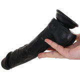 Large Silicone Colours Dildo in Black - Tophatter's Adult Products Dildo Sex Toys > Large Dildos - Tophatter Daily Deals