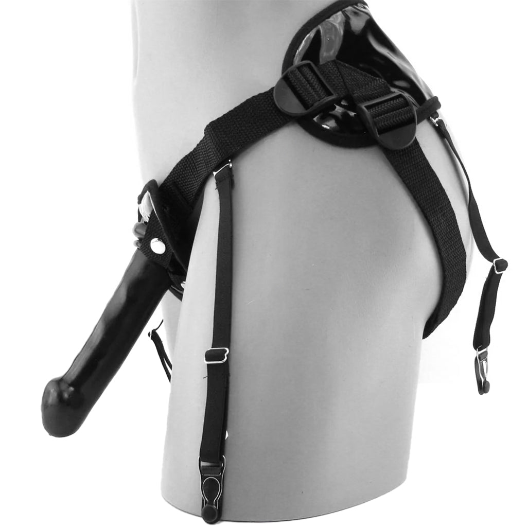 Fetish Fantasy Garter Belt Strap-On Dildo Sex Toys > Strap-On and Harnesses - Tophatter Daily Deals