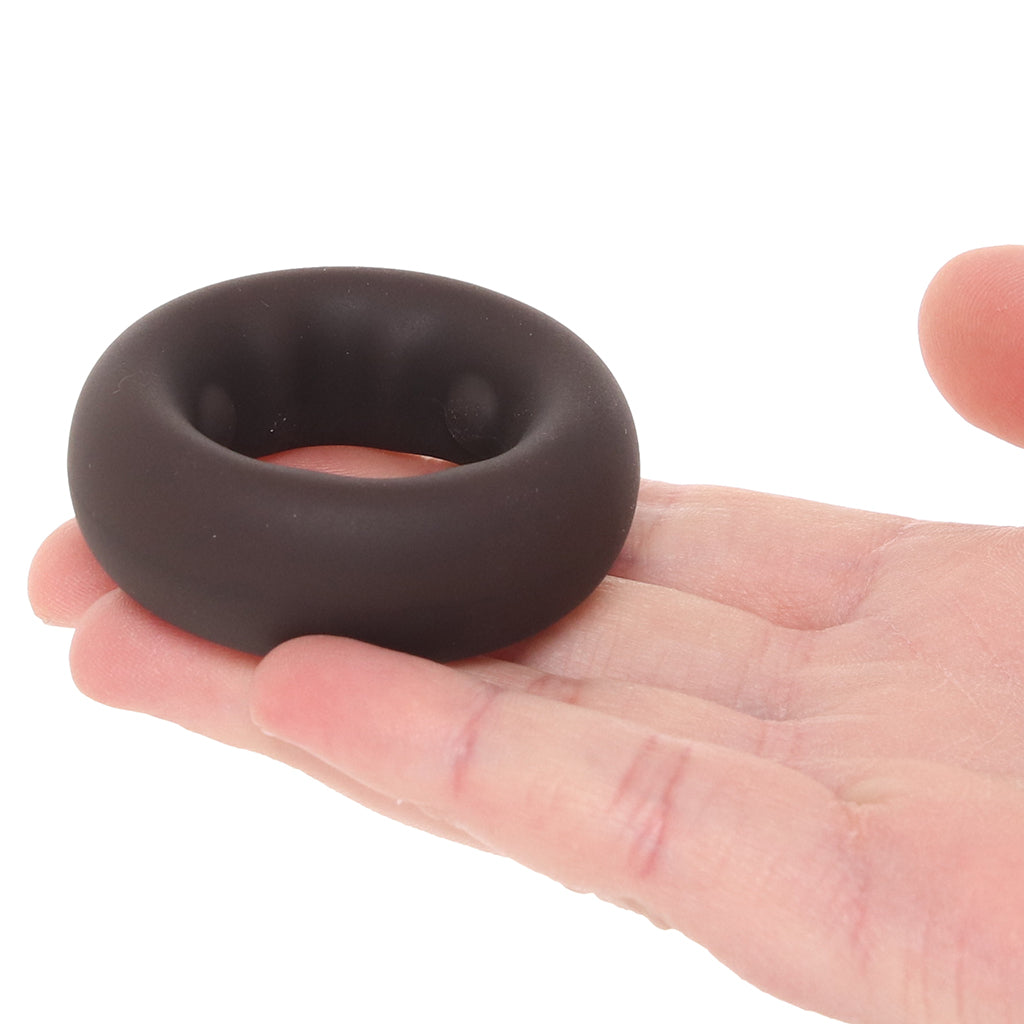Gunner Liquid Silicone Super Stretch C-Ring in Dark Cock Rings - Tophatter Daily Deals