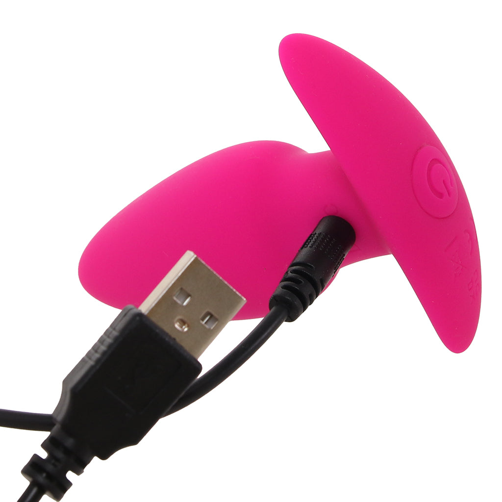 Basic Essentials Vibrating Tapered Plug Anal Sex Toys > Butt Plugs - Tophatter Daily Deals