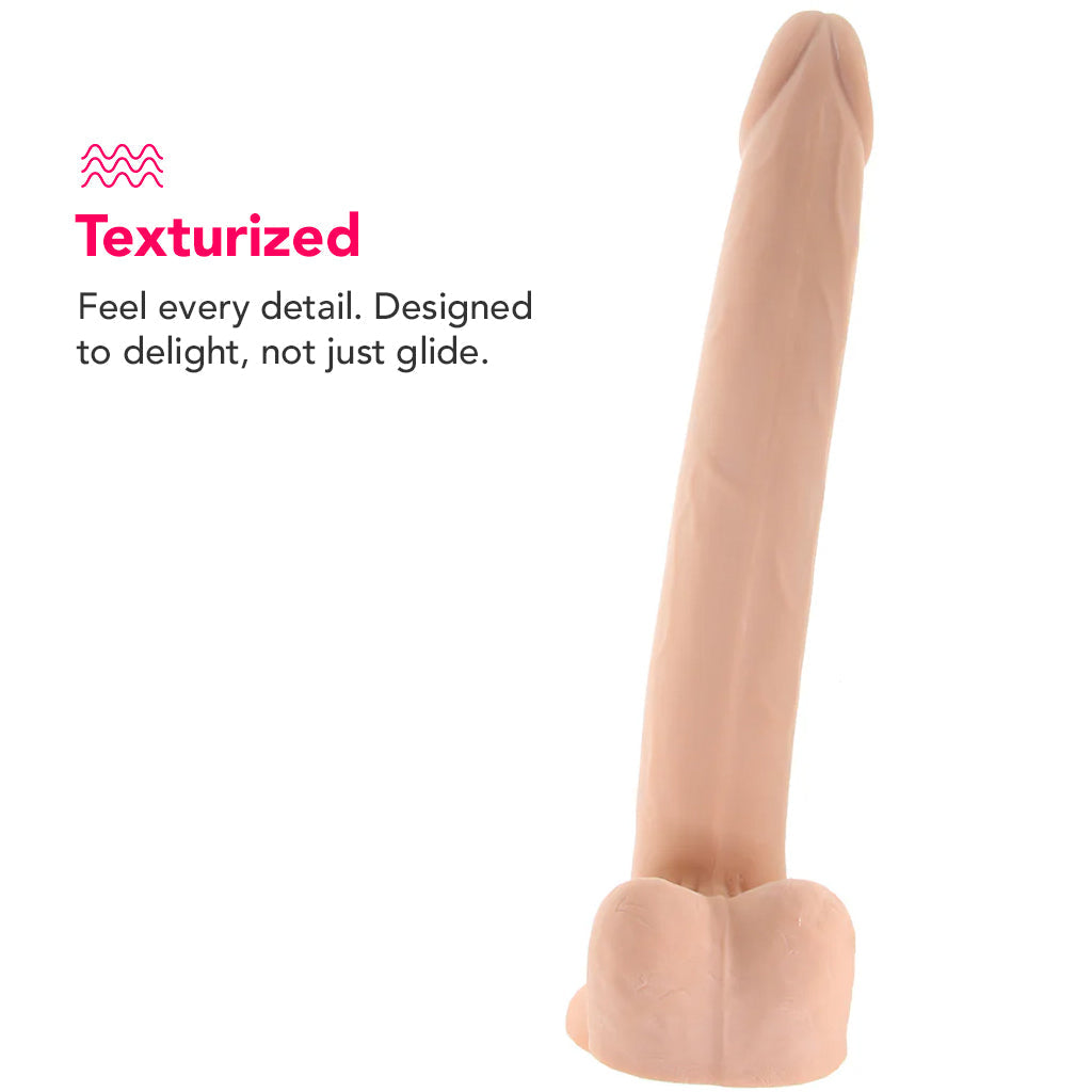Size Queen 12 Inch Dildo in Ivory Dildo Sex Toys > Realistic Dildos - Tophatter Daily Deals