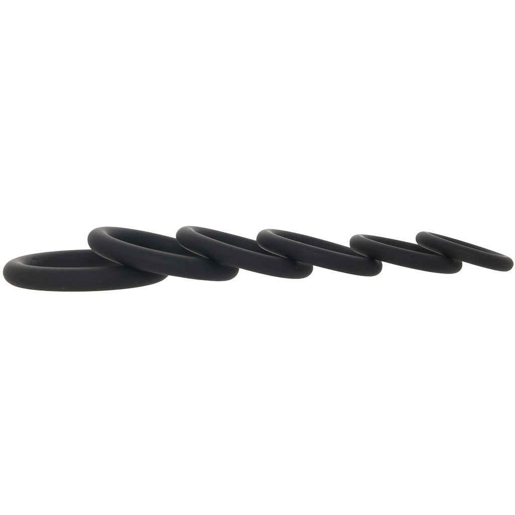 LEVELZ 6 Piece Classic Cock Ring Set Cock Rings - Tophatter Daily Deals