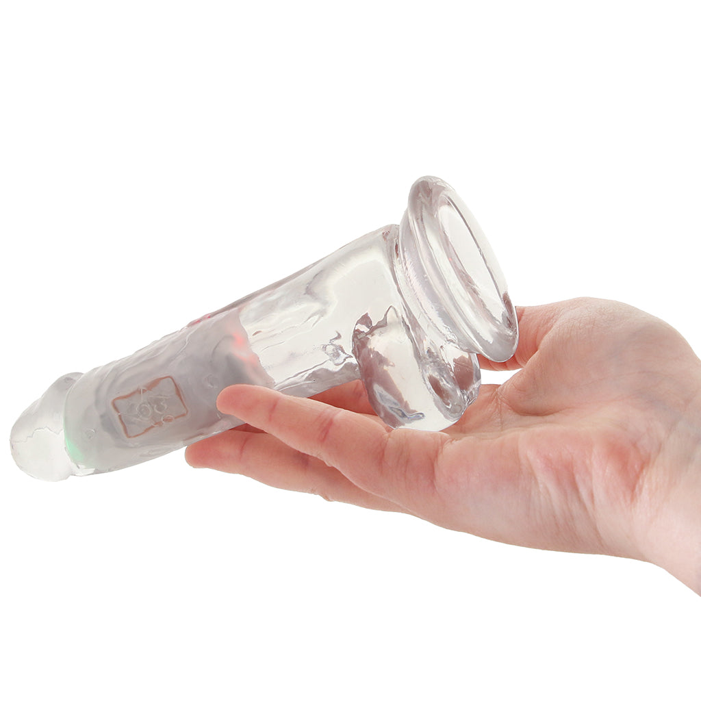 RealRock 6 Inch Light Up Vibrating Ballsy Dildo Vibrators > Realistic Vibrator Dildos - Tophatter Daily Deals