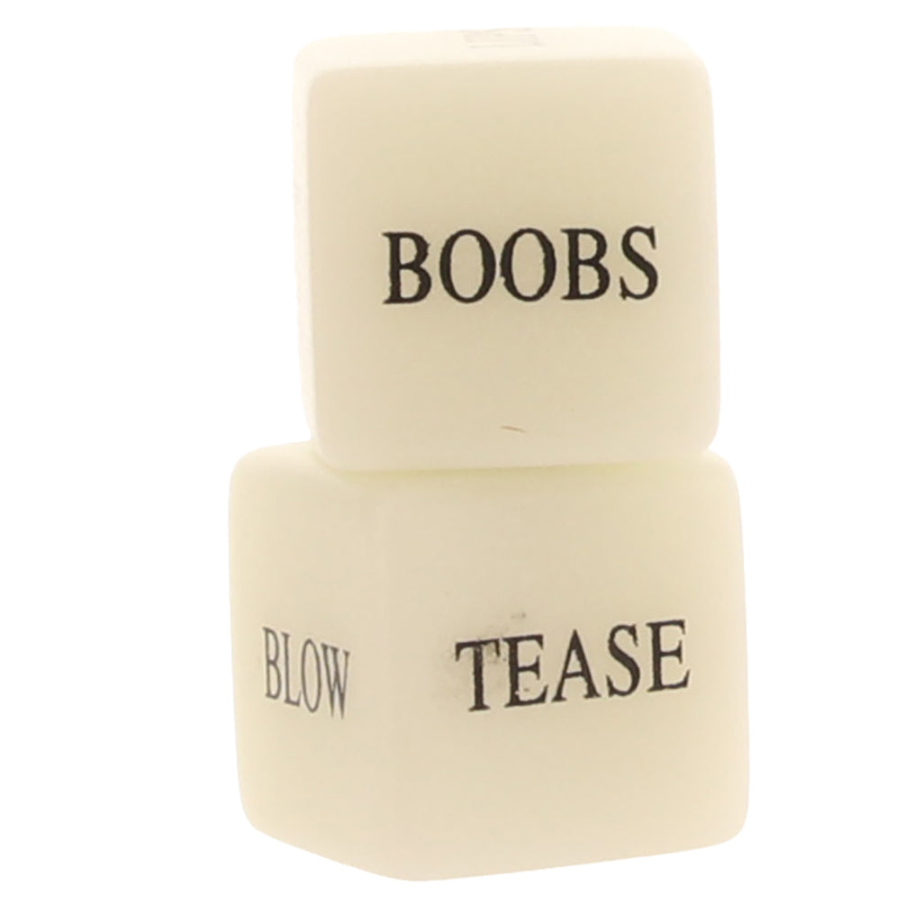 Glow in the Dark Erotic Dice - Tophatter's Adult Products Sensual Love > Games - Tophatter Daily Deals