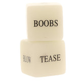 Glow in the Dark Erotic Dice - Tophatter's Adult Products Sensual Love > Games - Tophatter Daily Deals