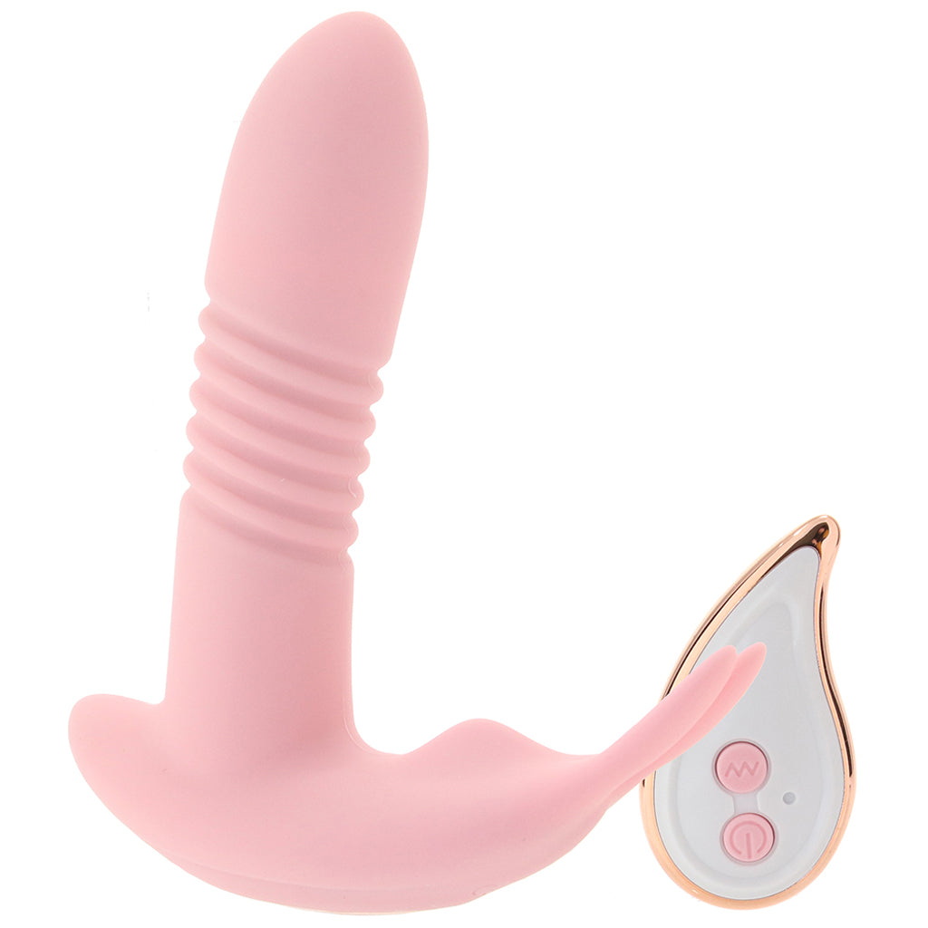 OMG Plaisir+ Wearable Thrusting Clitoral & G-spot Vibe Vibrators > Wearable & Panty Vibrators - Tophatter Daily Deals