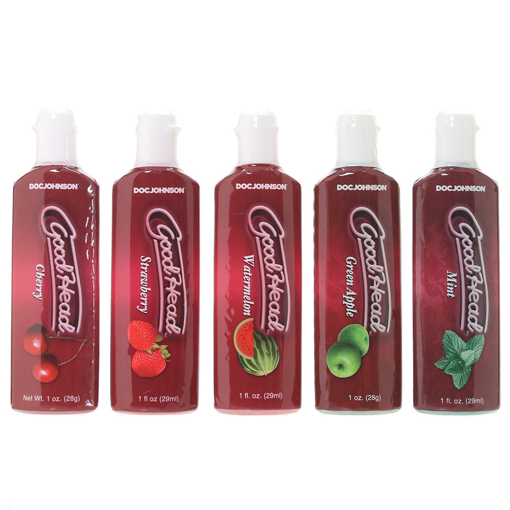 GoodHead One Shot 5 Pack 1oz/28g - Tophatter's Adult Products Lubes and Lotions > Flavored Sex Lubes - Tophatter Daily Deals