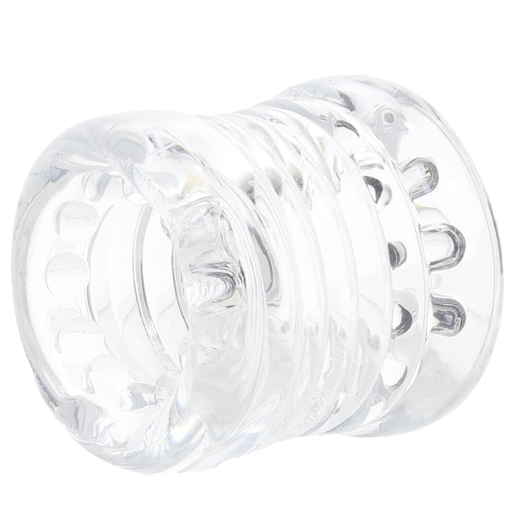 Master Series Ball Stack Ball Stretcher in Clear Bondage and Fetish > Cock and Ball Devices - Tophatter Daily Deals