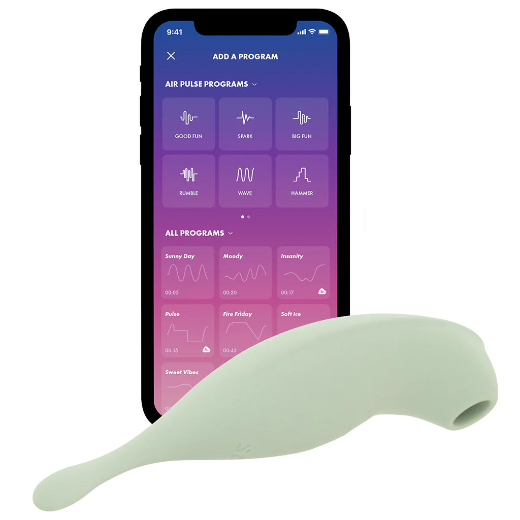 Satisfyer Twirling Pro + Air Pulse Vibe Vibrators > Clitoral Stimulators - Tophatter Daily Deals