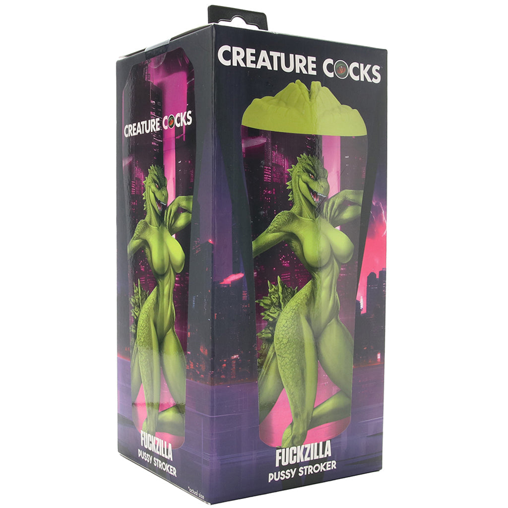 Creature Cocks F*ckzilla Pussy Stroker - Tophatter's Adult Sex Toys Online Male Masturbators > Self-Contained Strokers - Tophatter Daily Deals