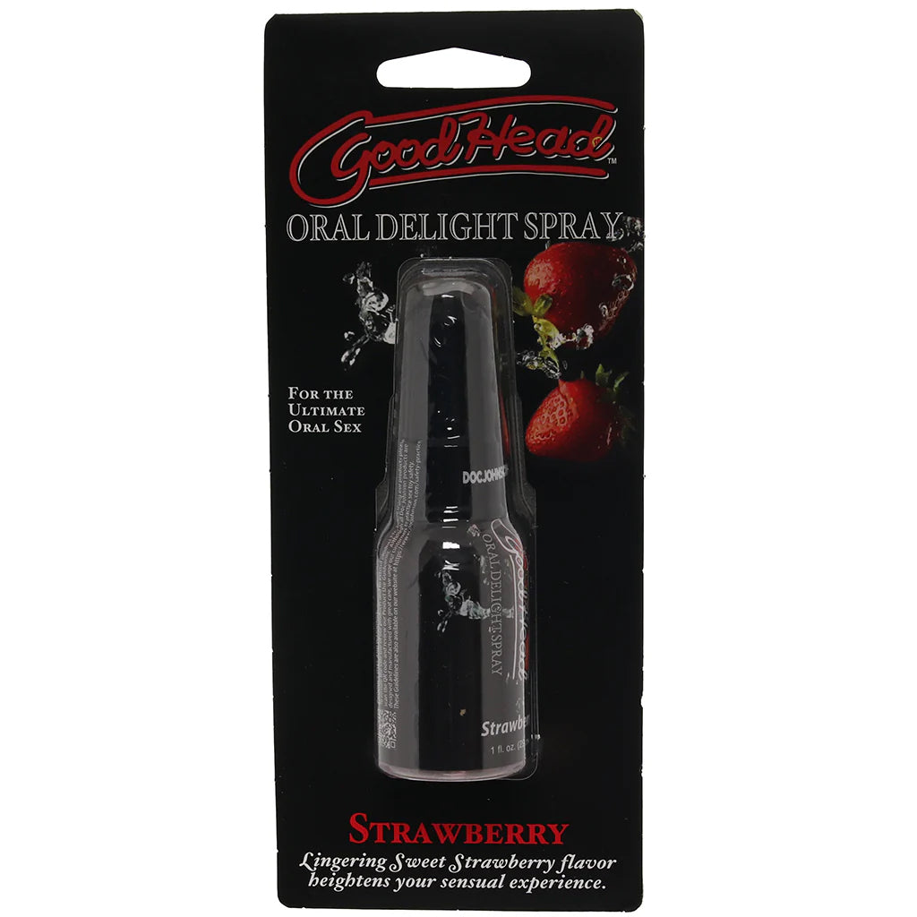 GoodHead Oral Delight Spray 1oz in Strawberry Lubes and Lotions > Flavored Sex Lubes - Tophatter Daily Deals