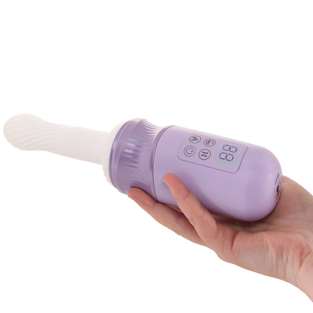 Temptasia Violet Vixen Thrusting Vibe Vibrators > G-Spot Vibrators - Tophatter Daily Deals