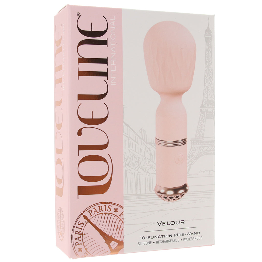 Loveline Velour Mini Wand Vibe Vibrators > Wands - Tophatter Daily Deals