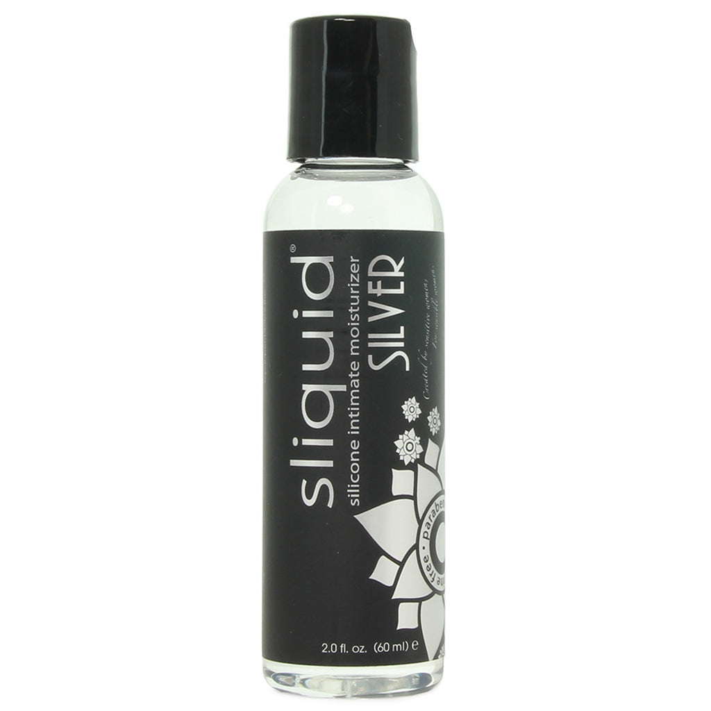 Silver Silicone Intimate Lubricant in 2oz/60ml Lubes and Lotions > Silicone Based Sex Lubes - Tophatter Daily Deals