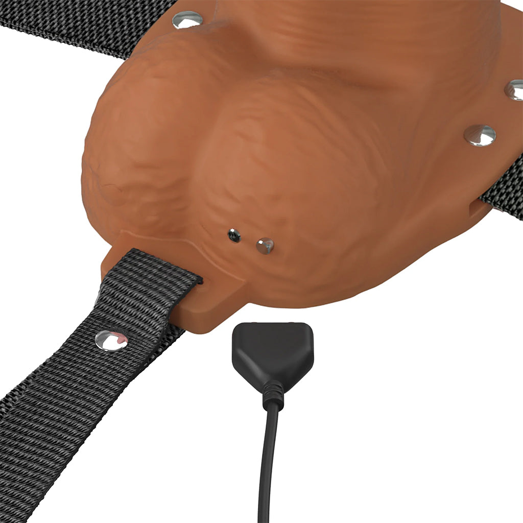 Fantasy X-tensions 6 Inch Hollow Strap-On Vibe in Brown Male Enhancement > Extenders and Sleeves - Tophatter Daily Deals