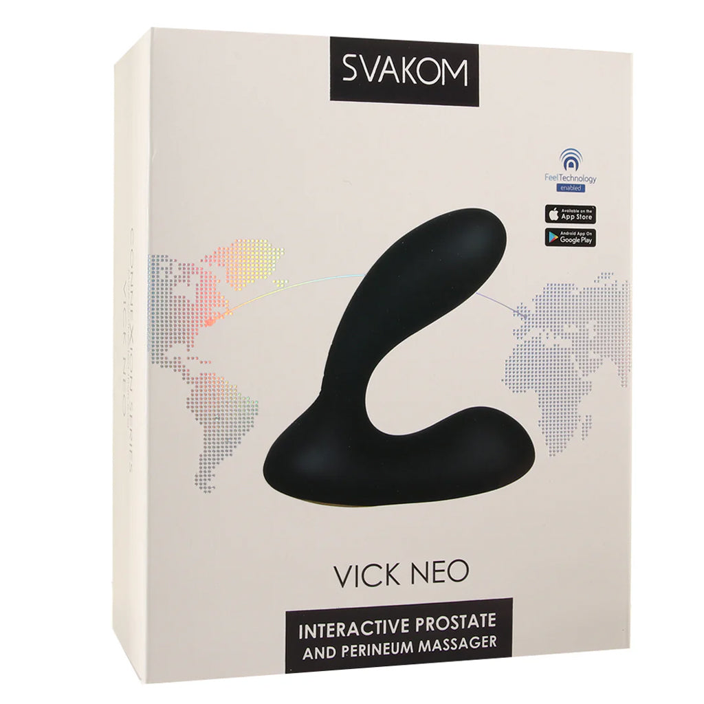 Vick Neo Prostate and Perineum Massager in Black Anal Sex Toys > Prostate Massagers - Tophatter Daily Deals