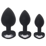Gemsations Heart Gem Silicone Anal Training Kit Anal Sex Toys > Butt Plugs - Tophatter Daily Deals