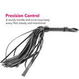 Leather Flogger in Black Bondage and Fetish > Whips and Crops - Tophatter Daily Deals