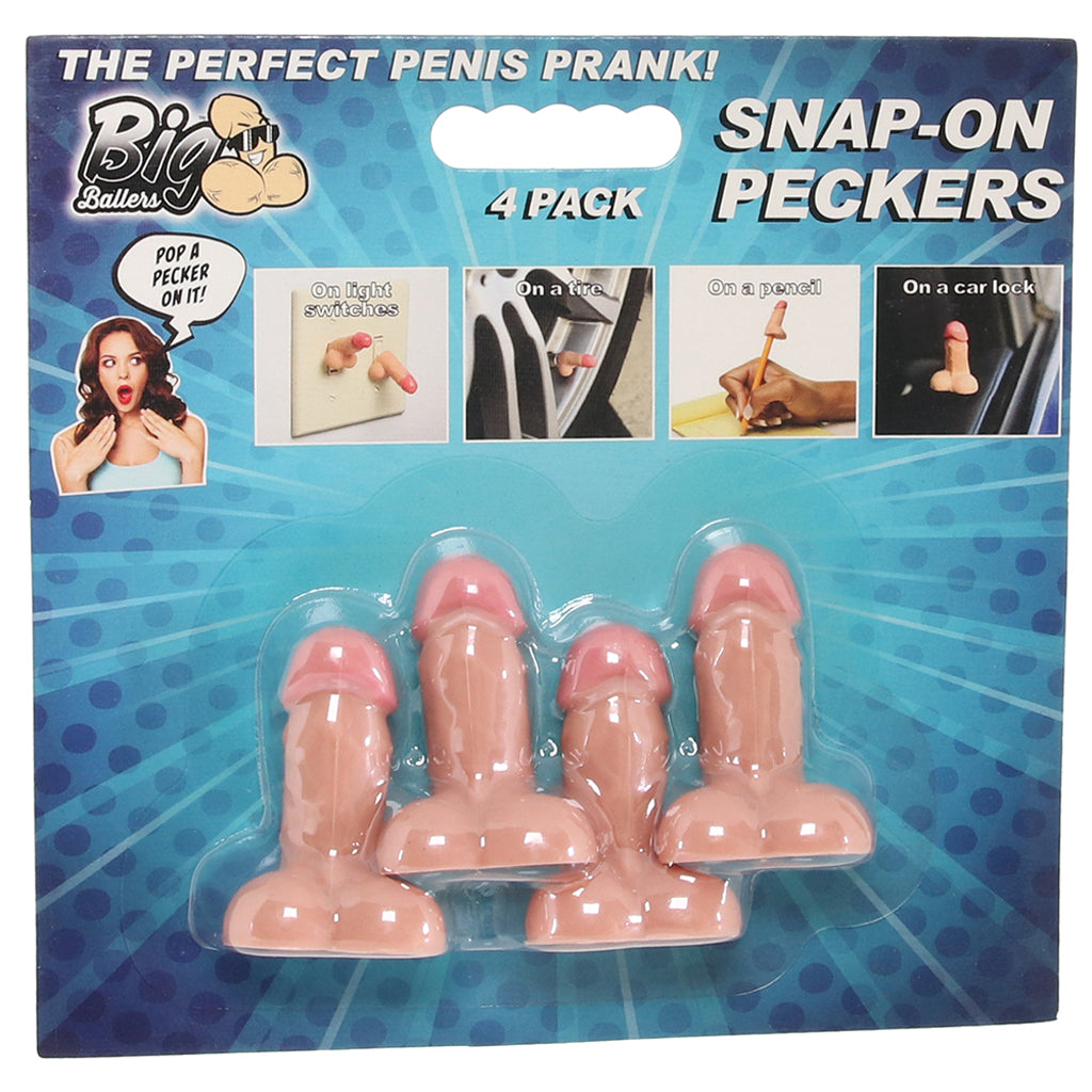 Big Ballers Snap-On Peckers in Light Novelties 'n Parties - Tophatter Daily Deals