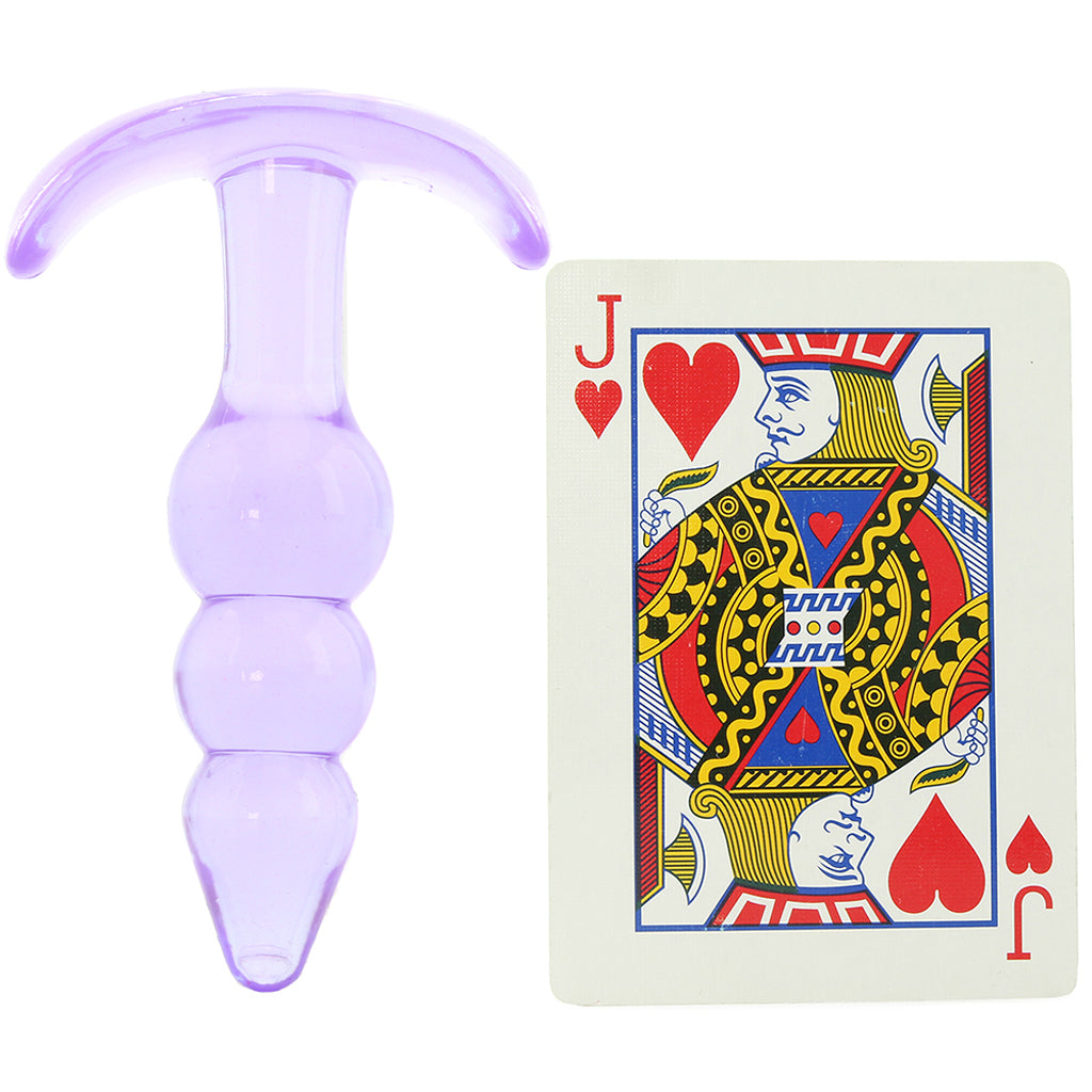 Jelly Rancher Ripple T Butt Plug in Purple Anal Sex Toys > Butt Plugs - Tophatter Daily Deals