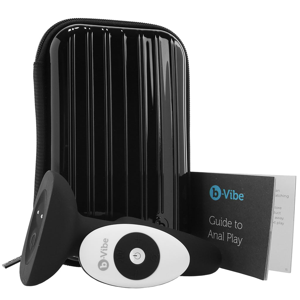 Remote Silicone Rimming 2 Plug in Black - Tophatter's Vibrator Deals Online Anal Sex Toys > Anal Vibrators - Tophatter Daily Deals