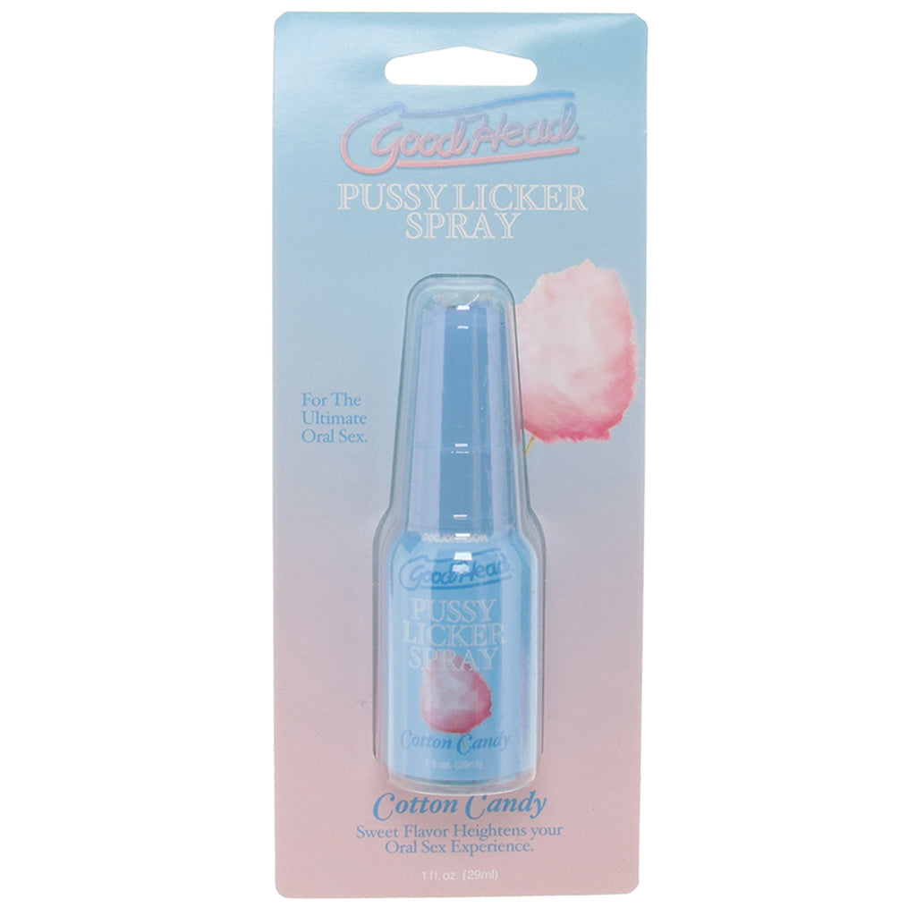 GoodHead Pussy Licker Spray 1fl.oz/29ml in Cotton Candy Lubes and Lotions > Flavored Sex Lubes - Tophatter Daily Deals