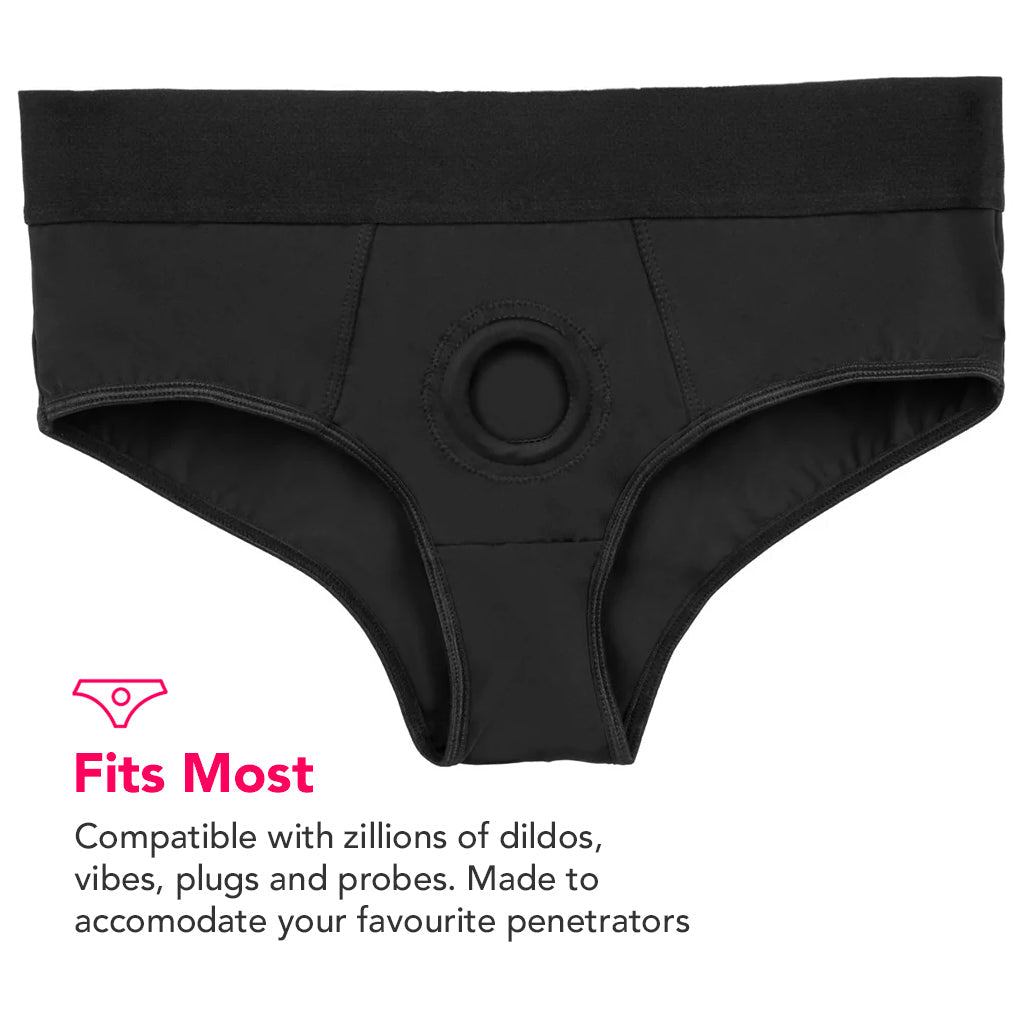 Her Royal Harness Backless Brief /M Dildo Sex Toys > Strap-On and Harnesses - Tophatter Daily Deals