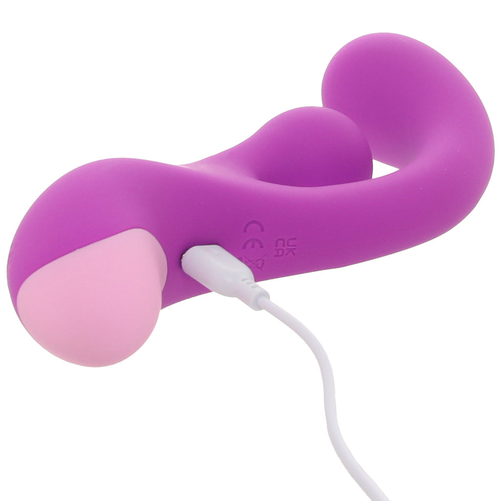 Bang! Gyro Silicone Rabbit Vibe in Purple Vibrators > Rabbit Vibrators - Tophatter Daily Deals
