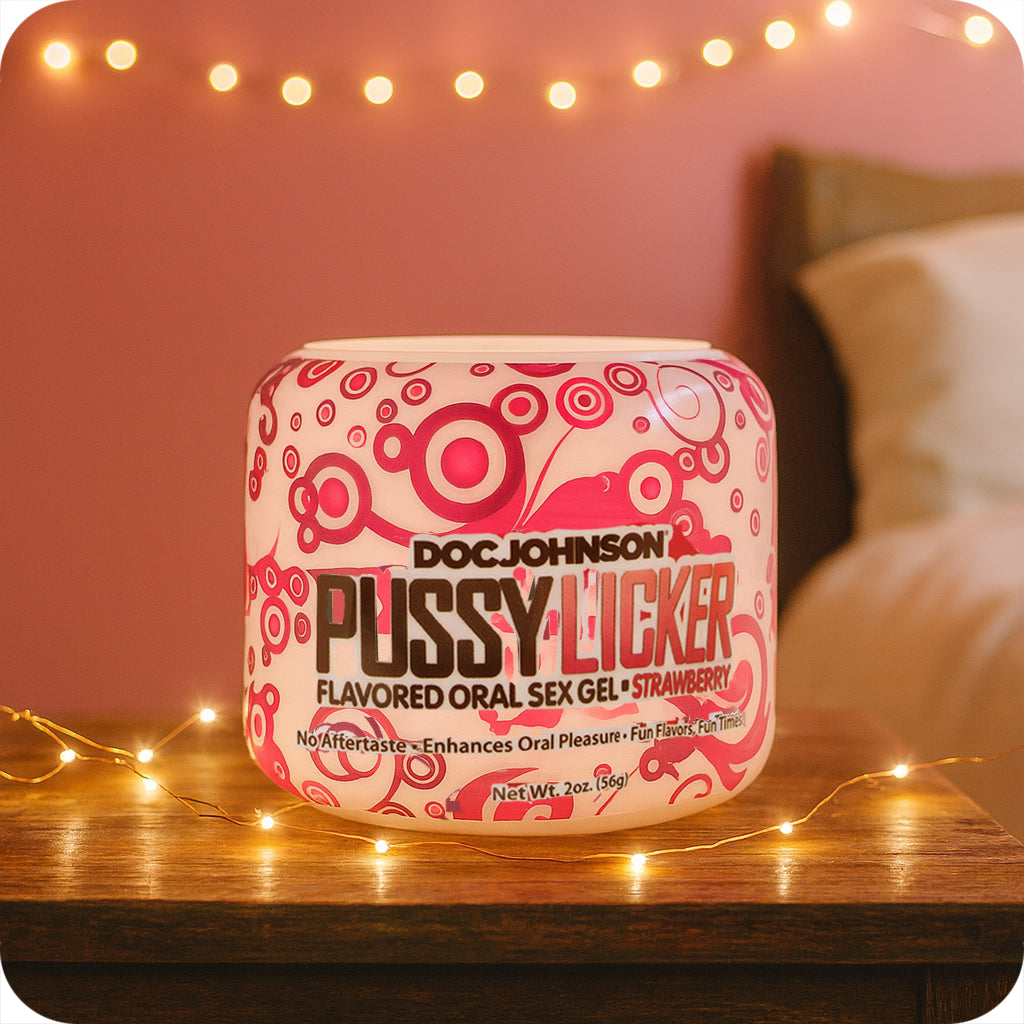 Pussy Licker Strawberry Oral Sex Gel in 2oz/56.6g Lubes and Lotions > Flavored Sex Lubes - Tophatter Daily Deals
