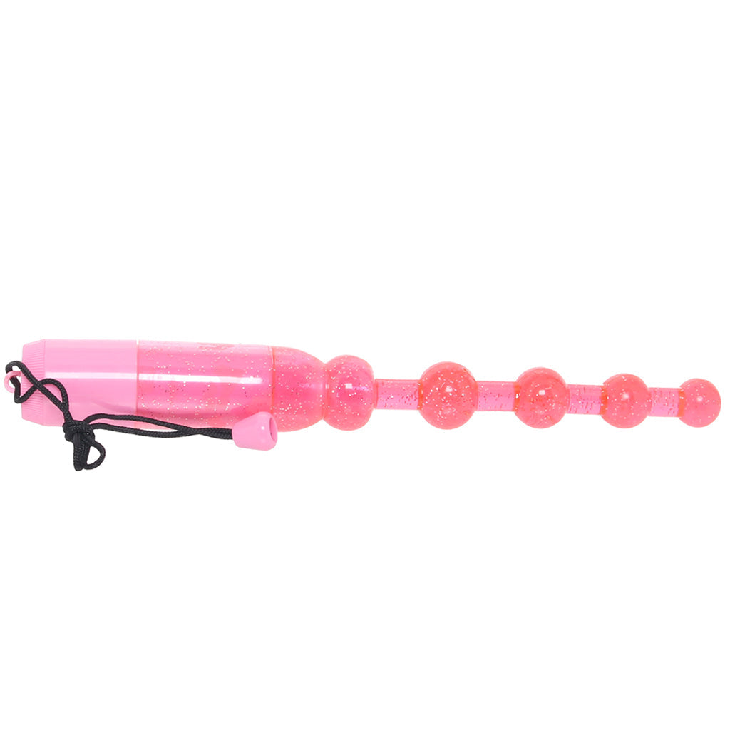 Waterproof Vibrating Pleasure Beads in Pink - Tophatter's Adult Products Anal Sex Toys > Anal Beads - Tophatter Daily Deals