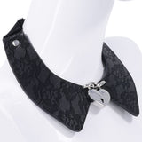 S&M Heartbound Lace Day Collar Bondage and Fetish > Leashes and Collars - Tophatter Daily Deals