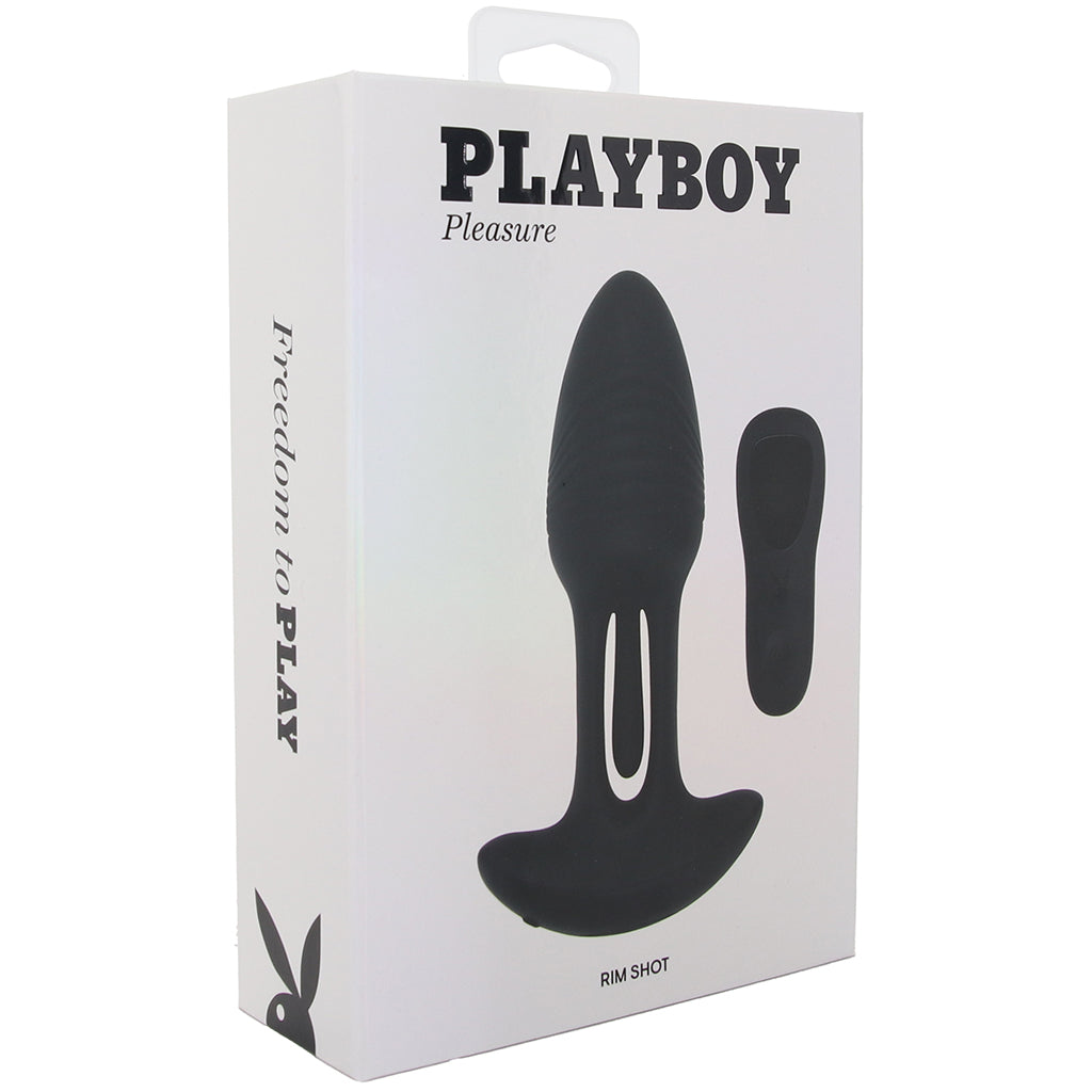 Playboy Rim Shot Flicking Vibrating Butt Plug Anal Sex Toys > Butt Plugs - Tophatter Daily Deals