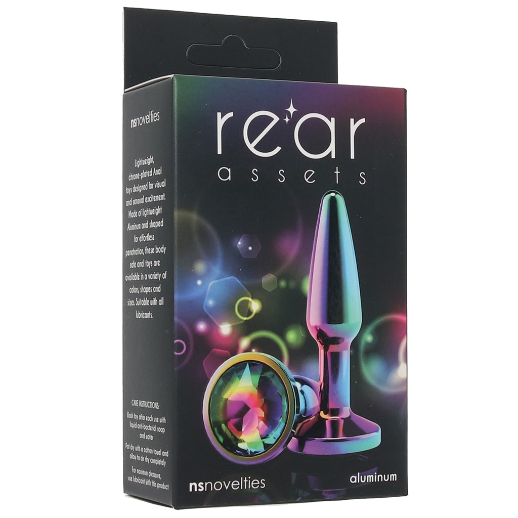 Rear Assets Small Tapered Butt Plug in Multicolour - Tophatter's Adult Sex Toys Online Anal Sex Toys > Butt Plugs - Tophatter Daily Deals