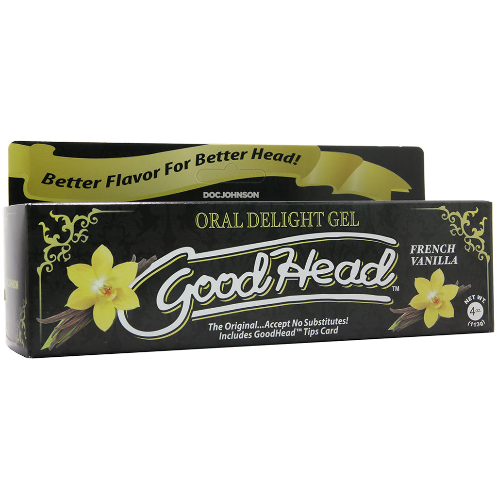 GoodHead Oral Delight Gel 4oz/113g in French Vanilla Lubes and Lotions > Flavored Sex Lubes - Tophatter Daily Deals