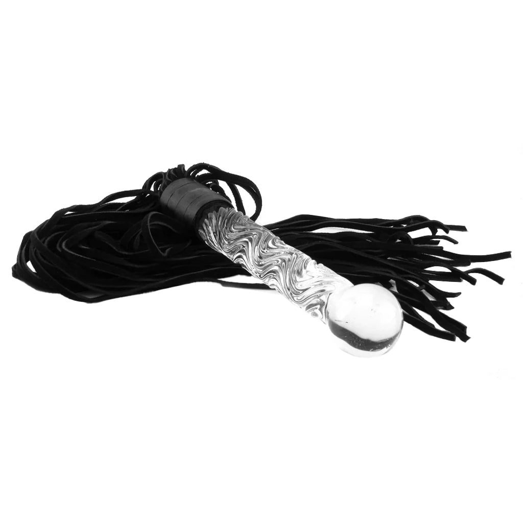 Icicles No. 38 Hand Blown Glass Whip - Tophatter's Adult Products Dildo Sex Toys > Pyrex Glass Dildos - Tophatter Daily Deals