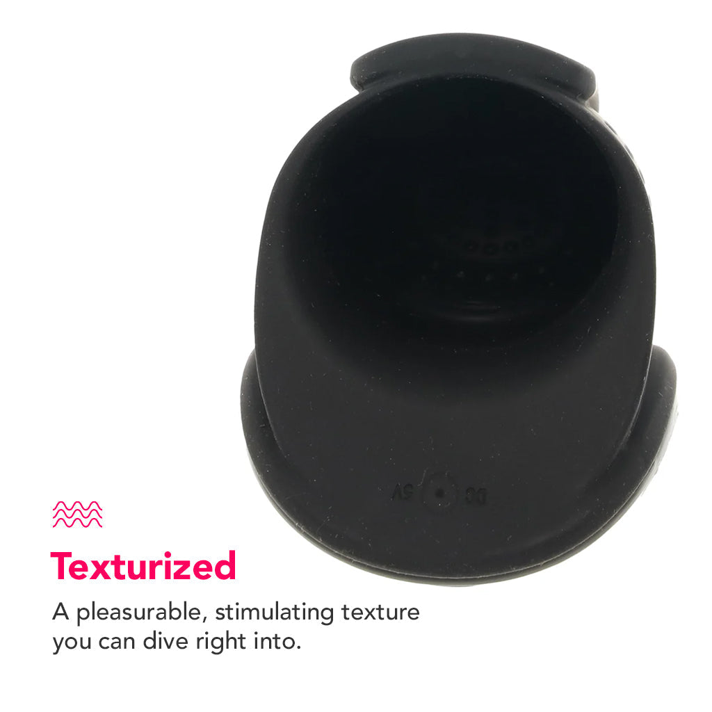 PinkCherry Premium Pulsing And Warming Silicone Stroker - Tophatter's Adult Sex Toys Online Male Masturbators > Vibrating - Tophatter Daily Deals