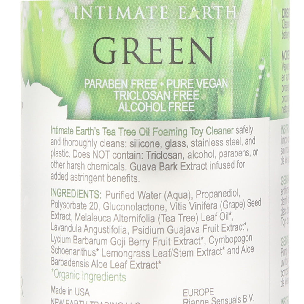 Green Foaming Toy Cleaner in 3.4oz/100ml - Tophatter's Vibrator Deals Online Lubes and Lotions > Sex Toy Cleaner - Tophatter Daily Deals