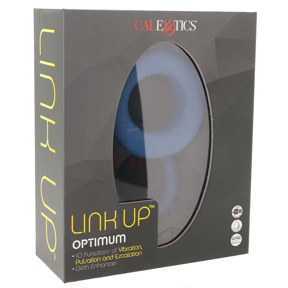 Link Up Optimum Vibrating Ring Set in Blue - Tophatter's Adult Products Cock Rings - Tophatter Daily Deals