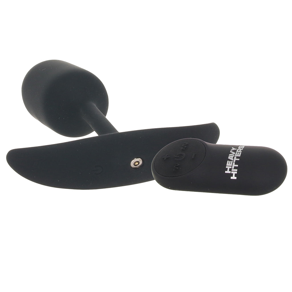 Heavy Hitters Weighted Silicone Anal Plug Vibe in Medium - Tophatter's Adult Sex Toys Online Anal Sex Toys > Butt Plugs - Tophatter Daily Deals