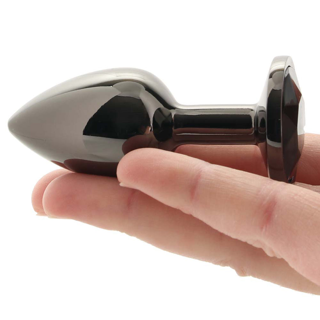 Black Gem Anal Plug in Small - Tophatter's Adult Products Anal Sex Toys > Butt Plugs - Tophatter Daily Deals