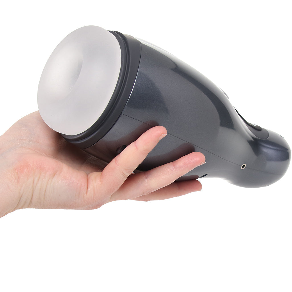 Pumped Virtuo Auto Stroker in Gunmetal - Tophatter's Adult Sex Toys Online Male Masturbators > Auto Strokers - Tophatter Daily Deals