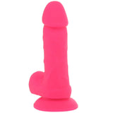 PinkCherry Premium 6 Inch Pink Silicone Ballsy Dildo Dildo Sex Toys > Realistic Dildos - Tophatter Daily Deals
